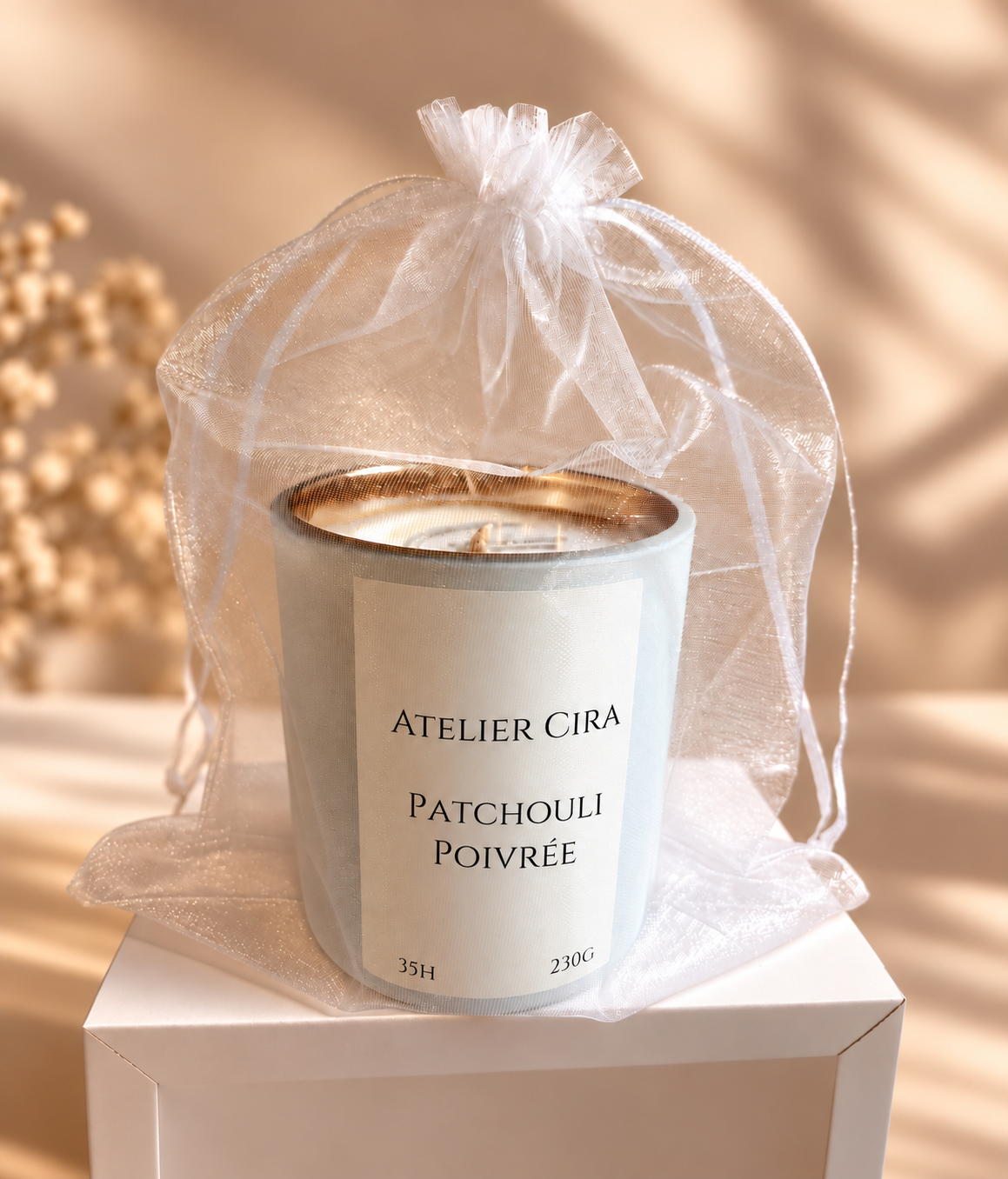 Bougie parfumée artisanale – 230g