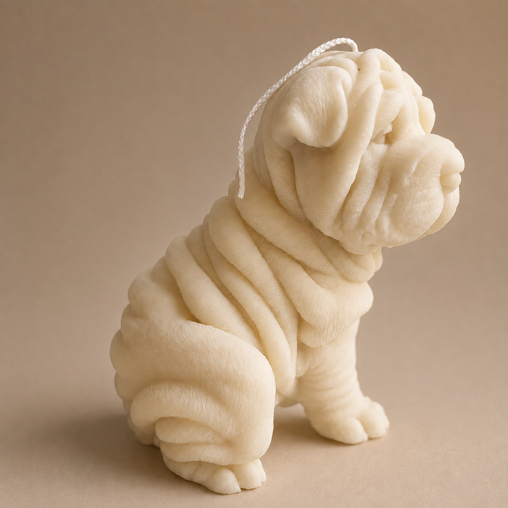 Bougie Chien Sharpei