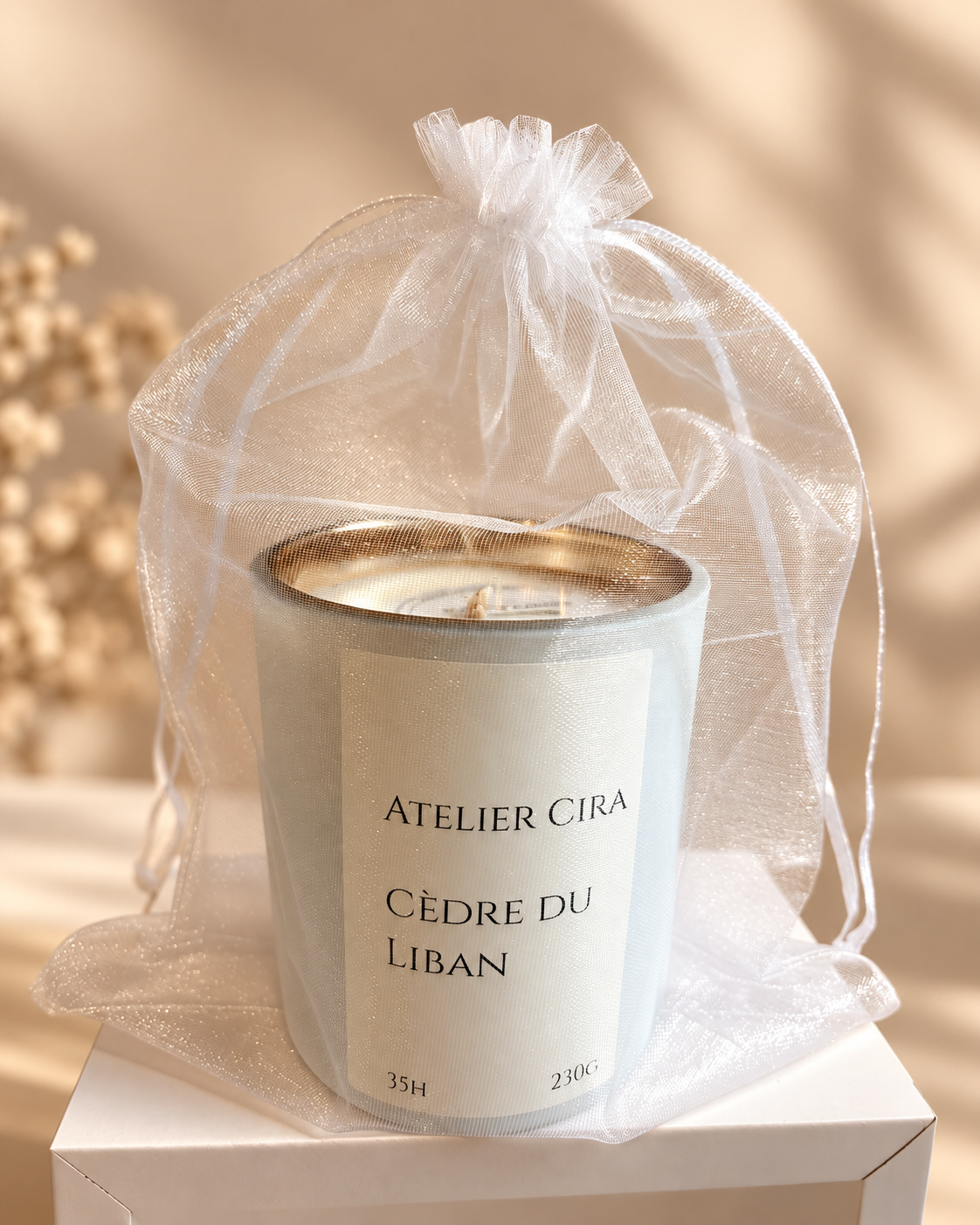 Bougie Parfumée – Cèdre du Liban | 230g