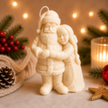 Bougie Père Noël & Enfant
