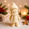 Bougie Bonhomme de Neige