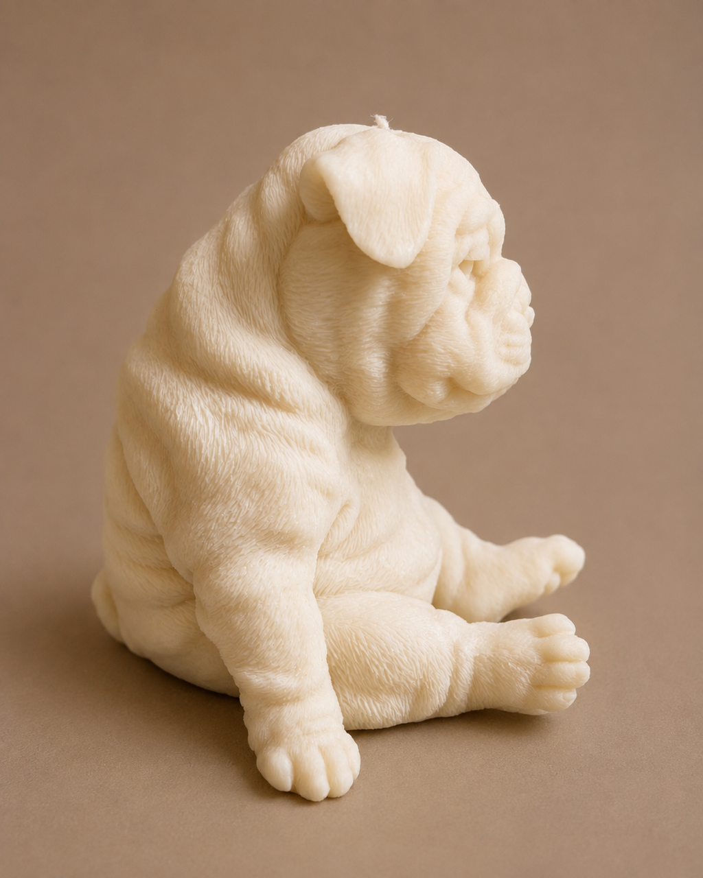 Bougie Bouledogue Assis