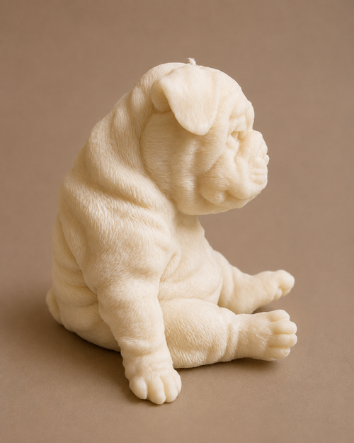 Bougie Bouledogue Assis