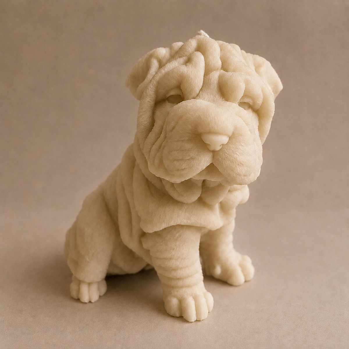 Bougie Chien Sharpei