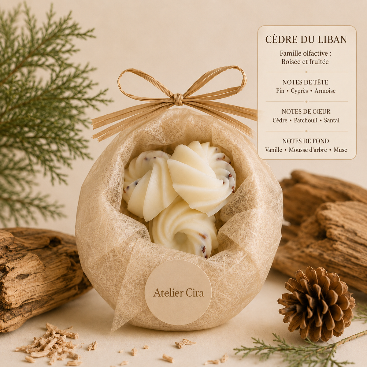 Fondants parfumés artisanaux – Cire de soja
