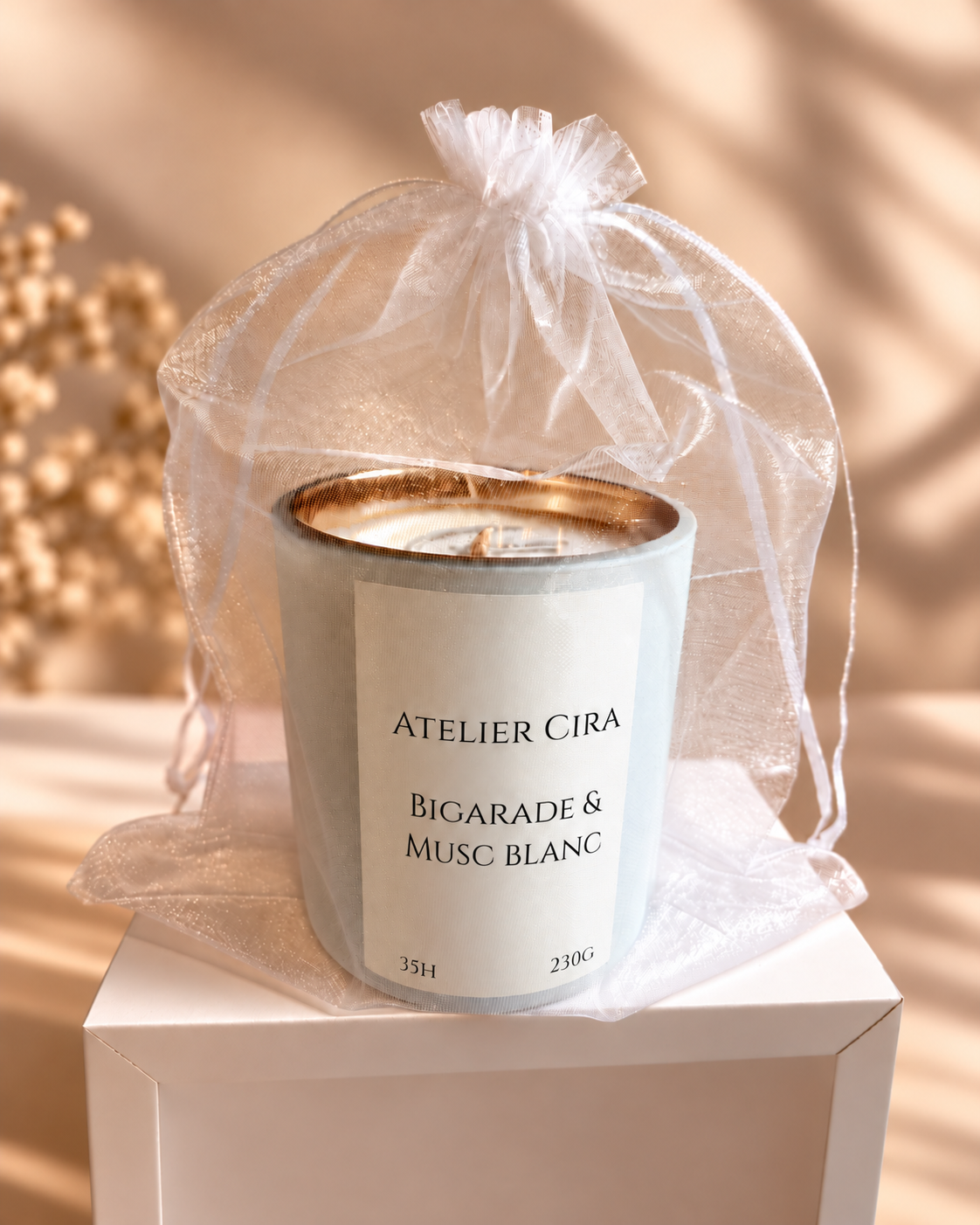 Bougie parfumée artisanale – 230g