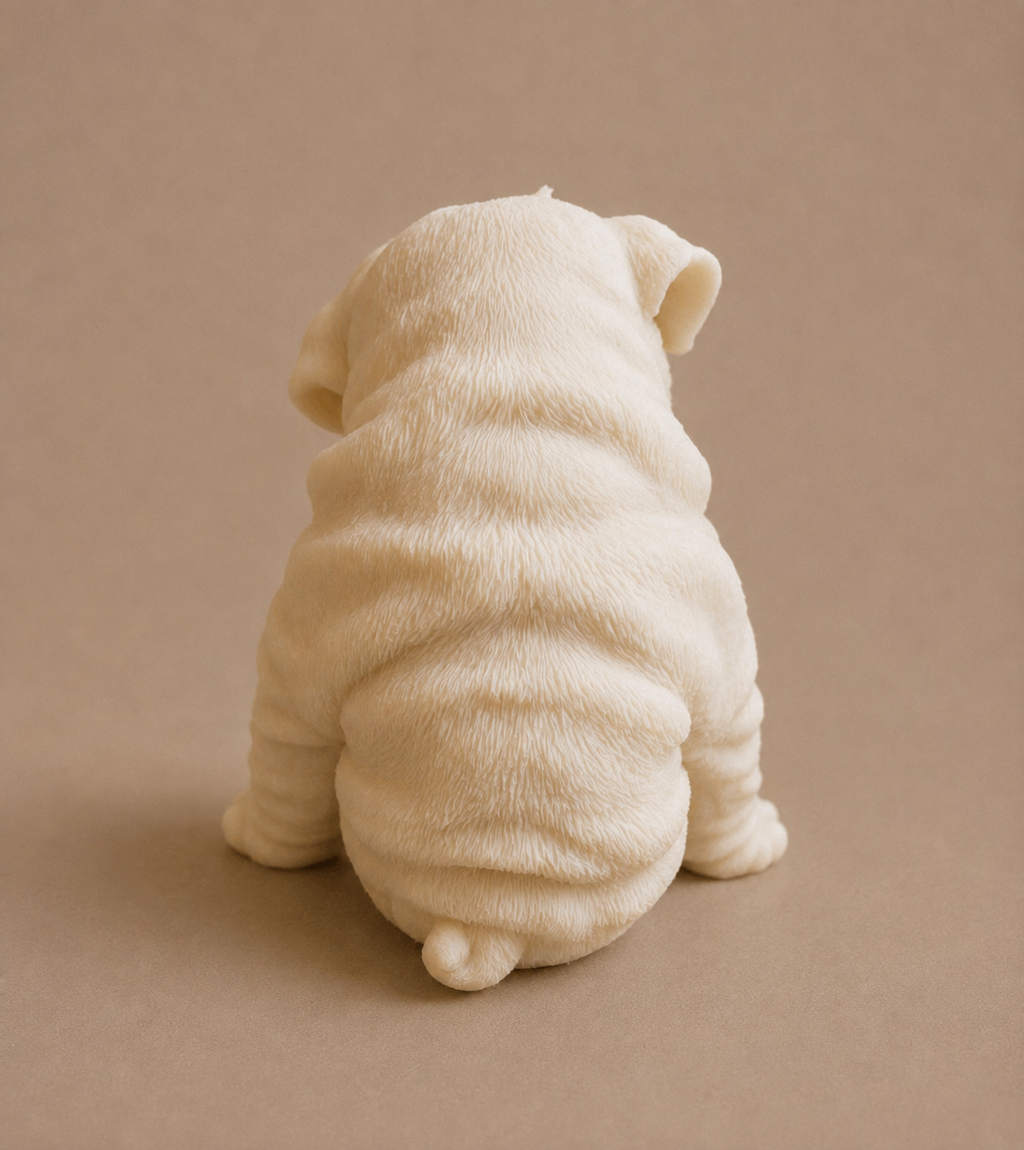 Bougie Bouledogue Assis