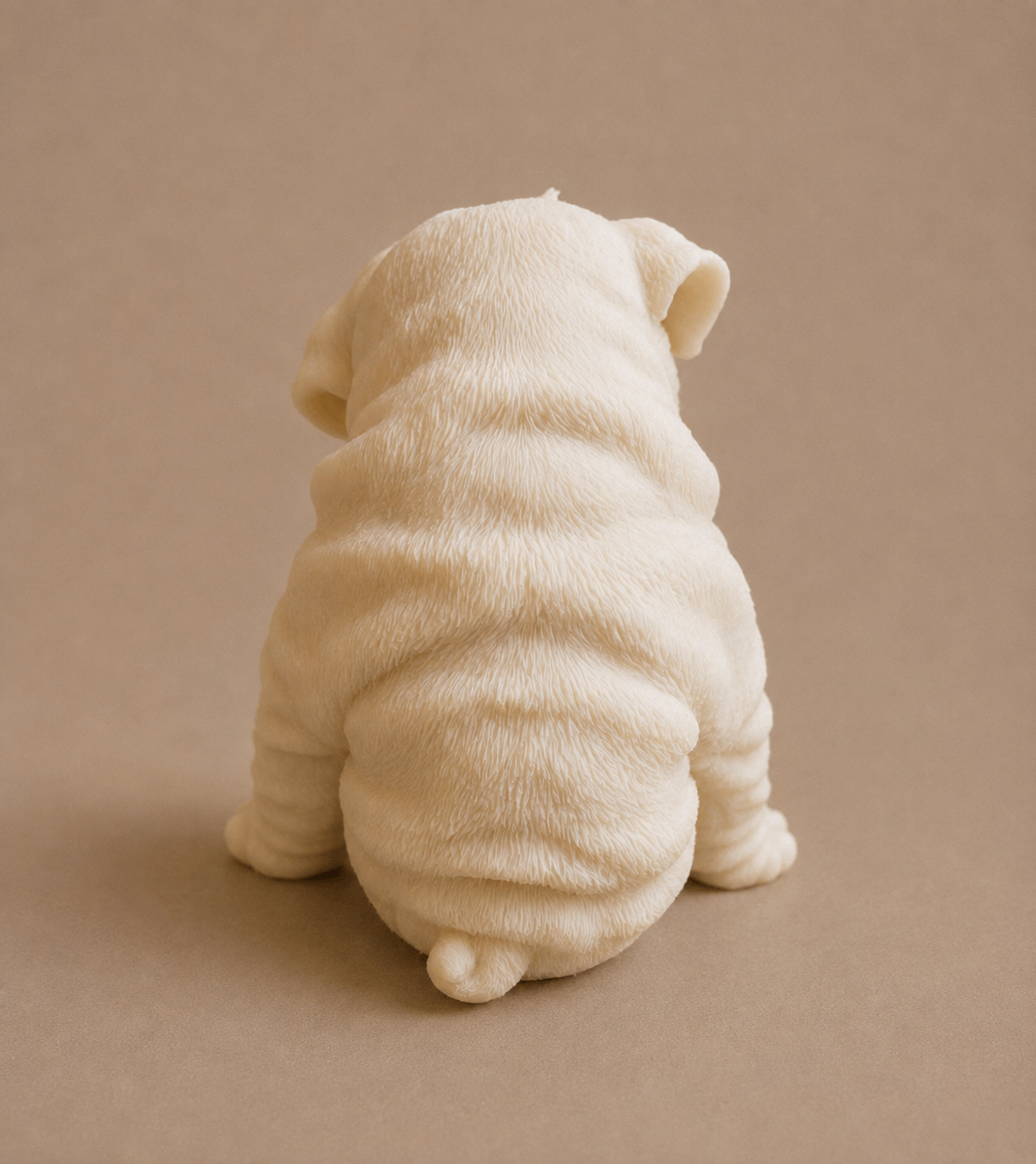 Bougie Bouledogue Assis