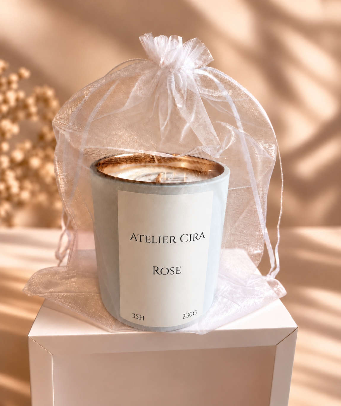 Bougie parfumée artisanale – 230g