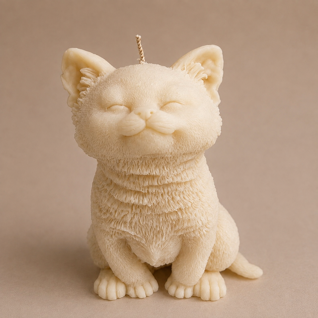 Bougie Chat Souriant